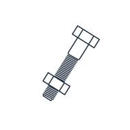 Bolt and nut icon vector illustration N9