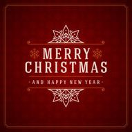 Merry Christmas Greetings Card or Poster Design N2