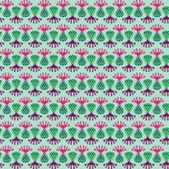 Thistle seamless background pattern Scottish ornament