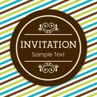 Invitation card N43