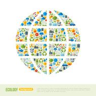 Eco Friendly Green Energy Concept vector illustration N2