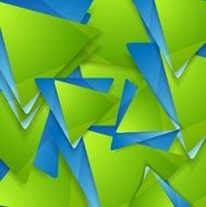 Tech geometric background Triangles pattern