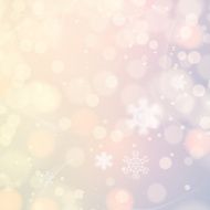 Abstract winter light colors snowflakes background N2