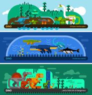 Dinosaur Banner Set N2