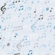 music seamless pattern N18