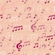 music seamless pattern N19