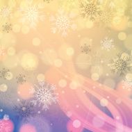 Abstract winter light colors snowflakes background N3