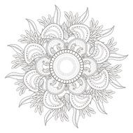 exquisite mandala pattern design N12