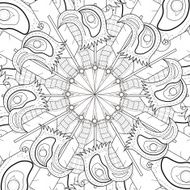 exquisite mandala pattern design N13