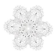 exquisite mandala pattern design N16