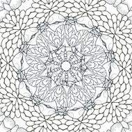 exquisite mandala pattern design N18