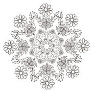 exquisite mandala pattern design N19
