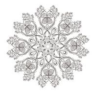 exquisite mandala pattern design N20