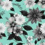 elegant floral seamless background design