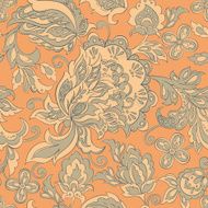 folkloric flowers seamless pattern ethnic floral vector ornament N5