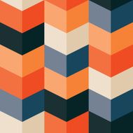 Retro Chevron Pattern N6