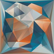Polygon Vector Background N9