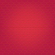 Vector red brick wall seamless background