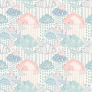 Clouds seamless pattern N7