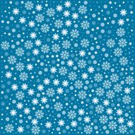 Pattern with snowflakes N6