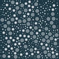 Pattern with snowflakes N7