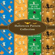 Cute Halloween Patterns -swatches set for print