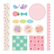 Cute scrapbook elements N10