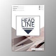 A4 Size Abstract Cover Background polygon Brochure Flyer Layout Vector N2
