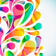Abstract colorful arc-drop background N2