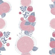 Seamless texture with asters N11