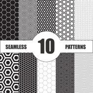 Vintage set seamless elements design