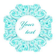 Decorative greeting card template N2