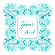 Decorative greeting card template N3