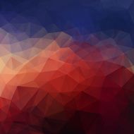 Dramatic triangle background