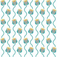 Retro floral seamless pattern N5