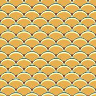 Seamless retro background in modern ikat pattern N4