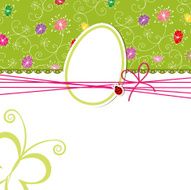 Easter holiday greeting card N2