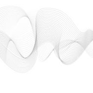 curved lines background white and grey vector N2