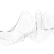 curved lines background white and grey vector N5