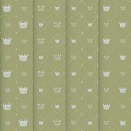 Simple seamless vector pattern with crown N4