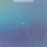 Molecule and communication with connected dots lines Graphic background for