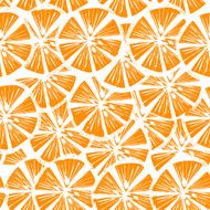 Orange colorful seamless pattern