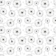 Dandelion seamless pattern N2