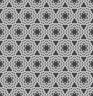 Seamless pattern of braided thread N11