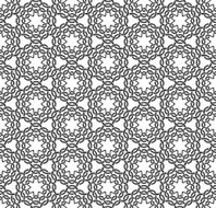 Seamless pattern of braided thread N12