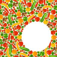 Vegetarian background Healthy lifestyle