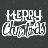 Christmas card Hand lettering Decorative pattern N9