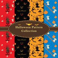 Colorful Halloween Patterns collection