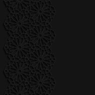 Abstract background with traditional ornament Vector illustration