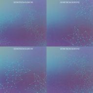 Set of geometric background molecule and communication for your design